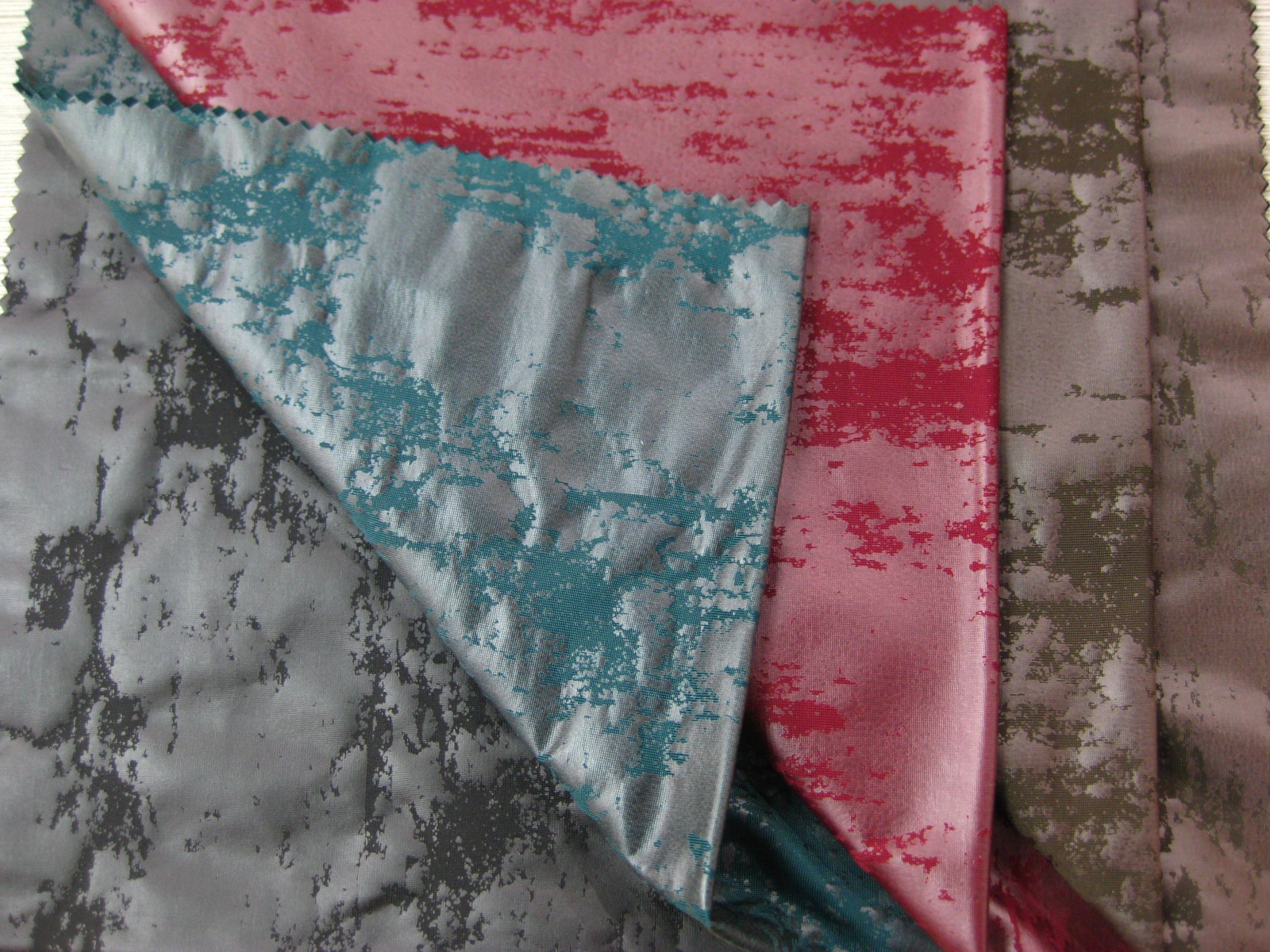 FDY KNIT SPANDEX PD WITH FOIL DES#6