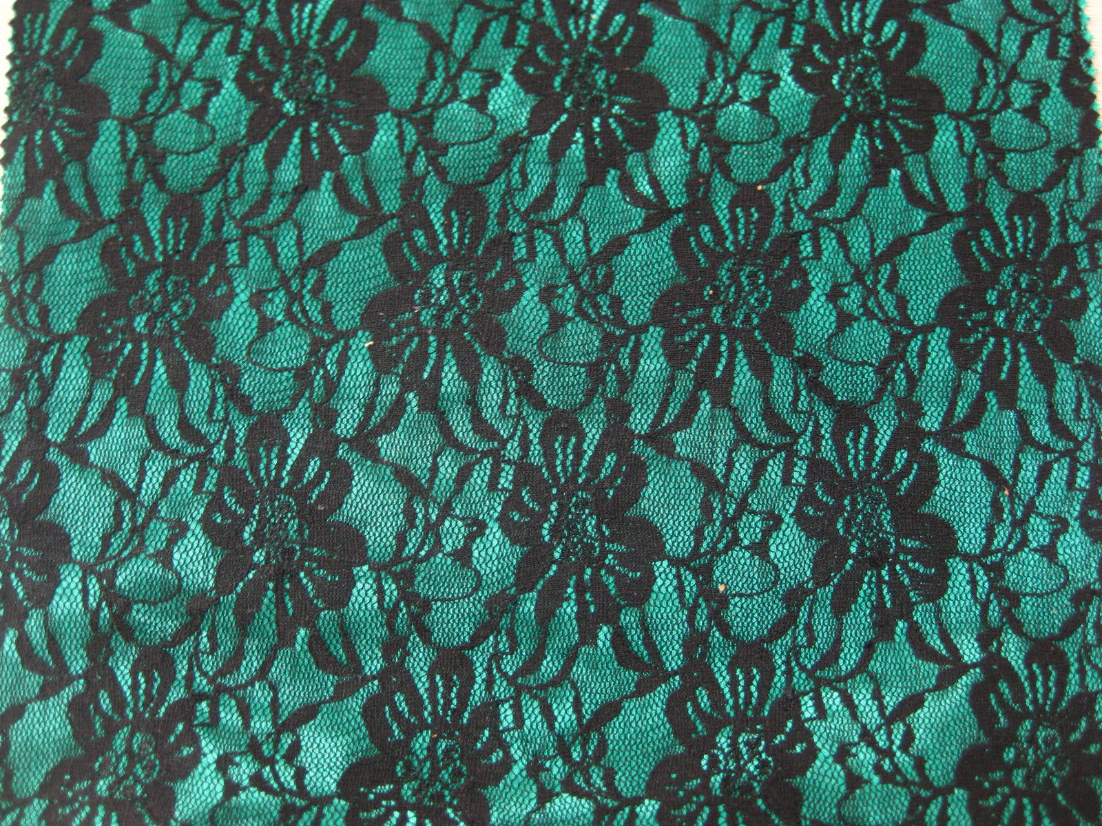 NYLON LACE BOUND WITH INTERLOCK