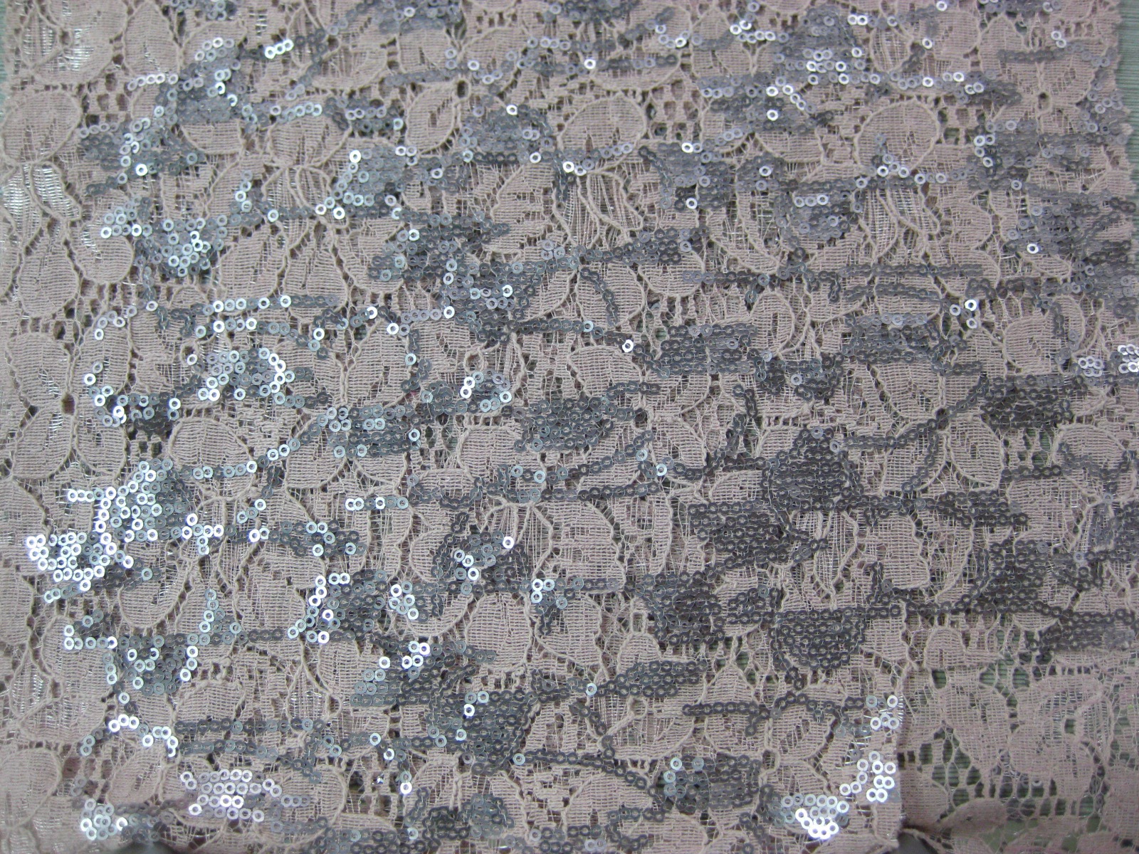 COTTON NYLON MESH WITH SPANGLE EMB FT2909