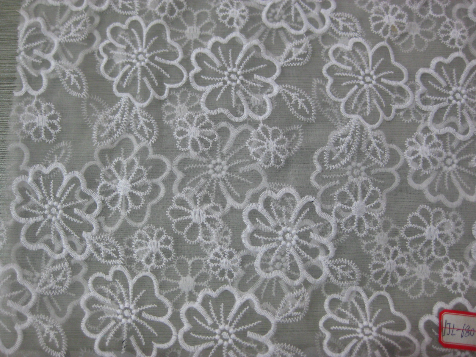 POLY ORGANDY WITH SPANGLE EMB FT2905